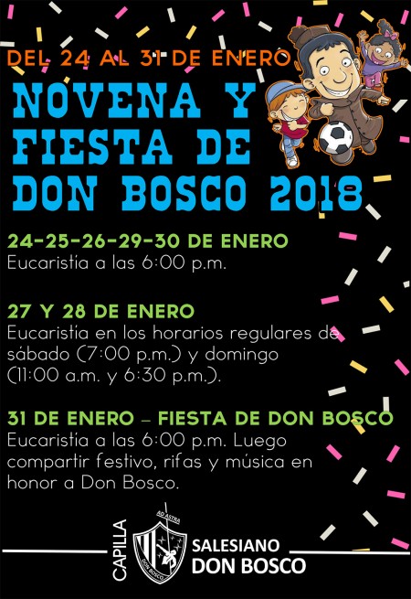 Fiesta de Don Bosco Colegio Don Bosco, Zapote. 