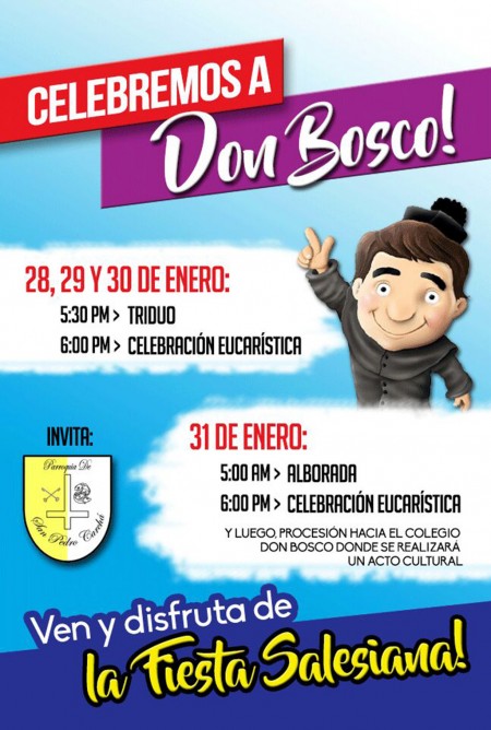 Fiesta de Don Bosco en Carchá 