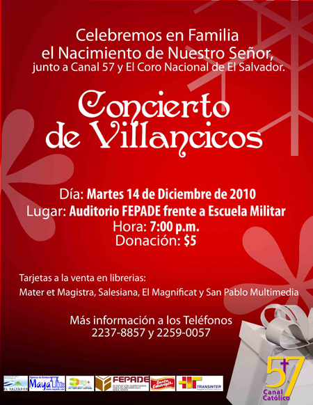 Disfruta una noche de villancicos pro canal católico. 