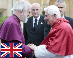 El Papa visita el Reino Unido. 