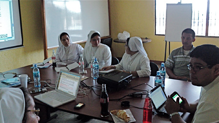 Reunión para primera asamblea de MJS en Nicaragua. 