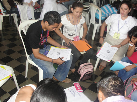 Jovenes del MJS de Nicaragua se reunieron en encuentro.