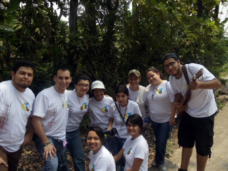 Misioneros en San Miguel. 