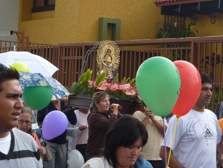 Celebración a la Virgen de los Ángeles 