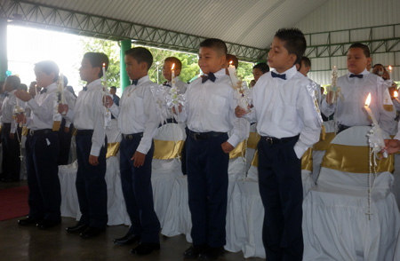 Alumnos de tercer grado, Colegio San José.