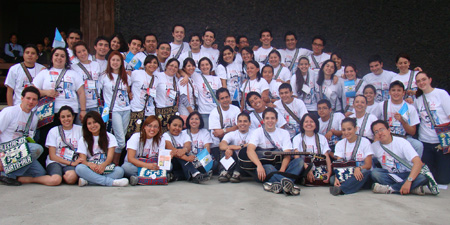 Grupo guatemalteco para la JMJ.