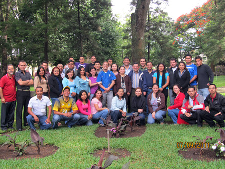 Grupo que vivió curso de Salesianidad en Antigua Guatemala. 