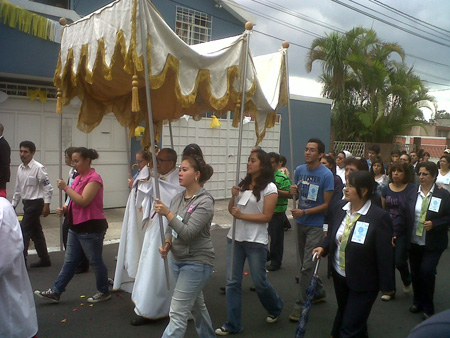 Procesión del Cuerpo de Cristo. 