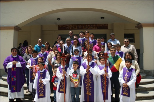 Grupo de monaguillos Domingo Savio.