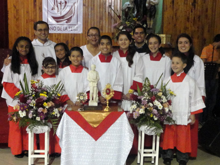 Encuentro de monaguillos en Costa Rica