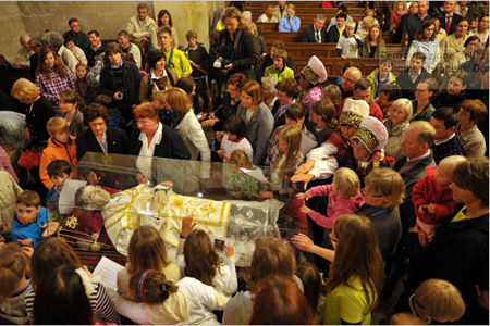 Peregrinación de la reliquia de Don Bosco por Eslovenia