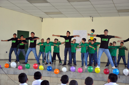 Festejo para los maestros.