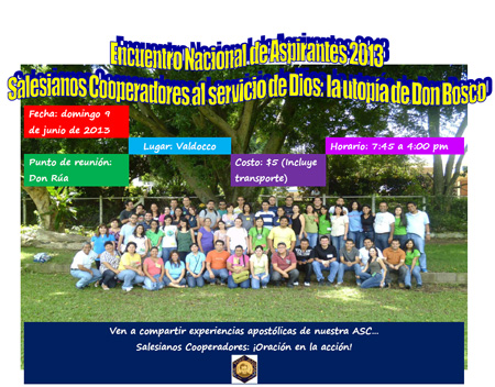 Encuentro Aspirantes. El Salvador. 