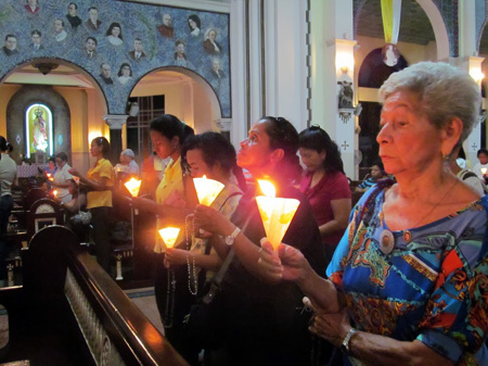 celebración de La Asunción de La Santísima Virgen María a los cielos