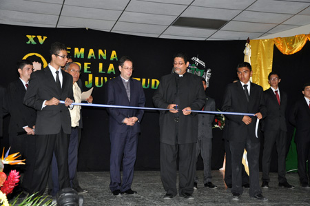 inauguración de Semana de Juventud en el San José
