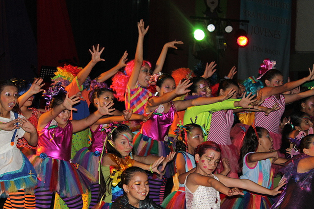 Grupo coreográfico de primaria