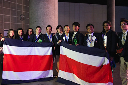 Delegación Costarricense en ISEF.