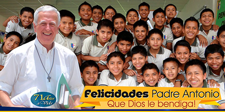 Felicidades P. Antonio