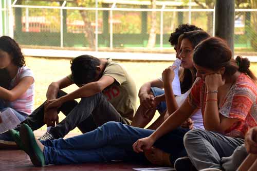 Jóvenes de EPRE en jornada penitencial