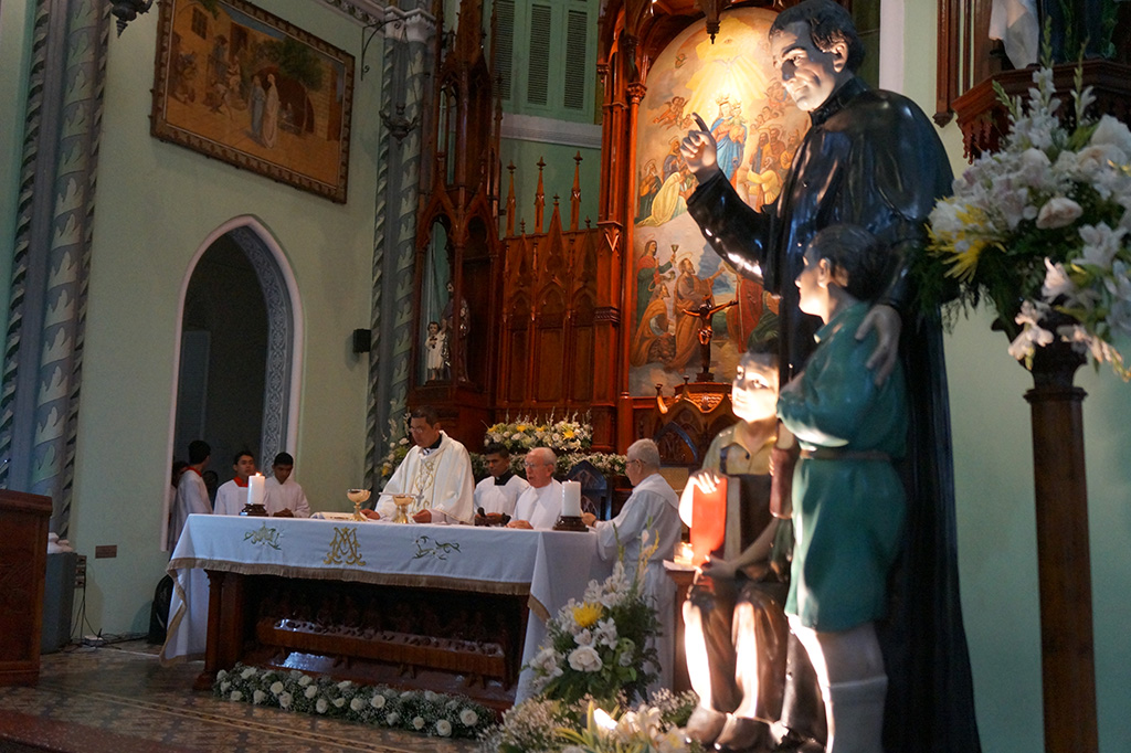 Capilla del Colegio Don Bosco en Granada. Nicaragua.