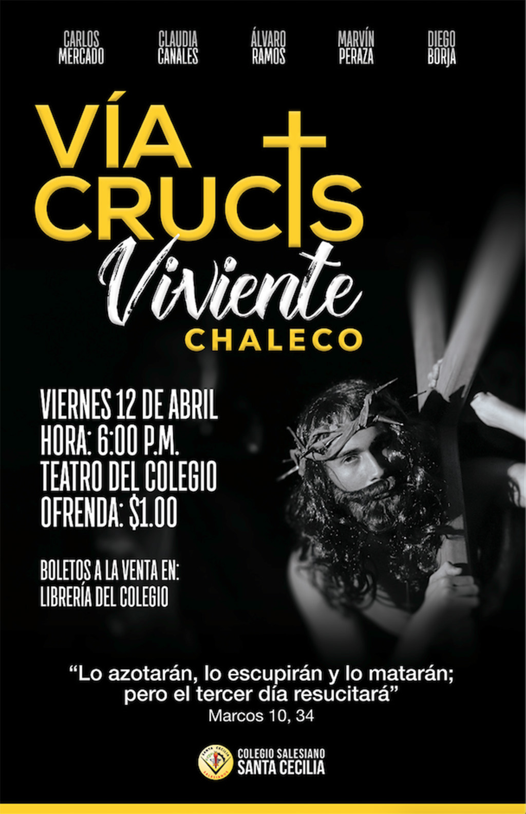 Vía Crucis chaleco 2019.- 