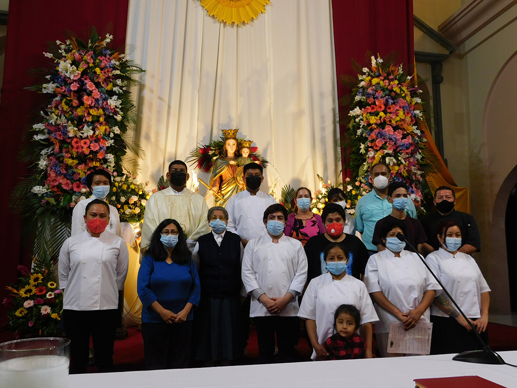 La fiesta de María Auxiliadora se celebró con mucha devoción.