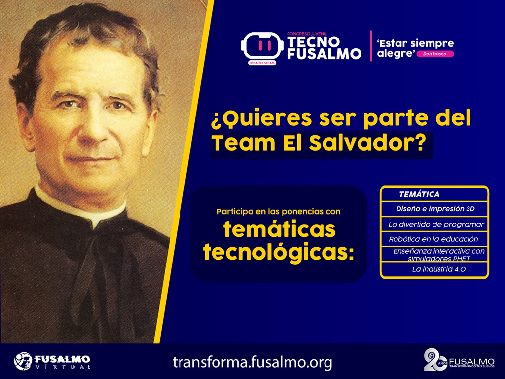 Congreso Tecno Juvenil FUSALMO 2021.