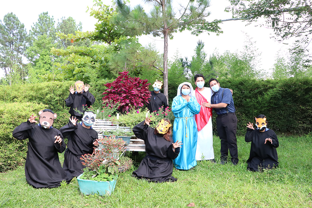 Cada sector representó de manera creativa los sueños de Don Bosco.