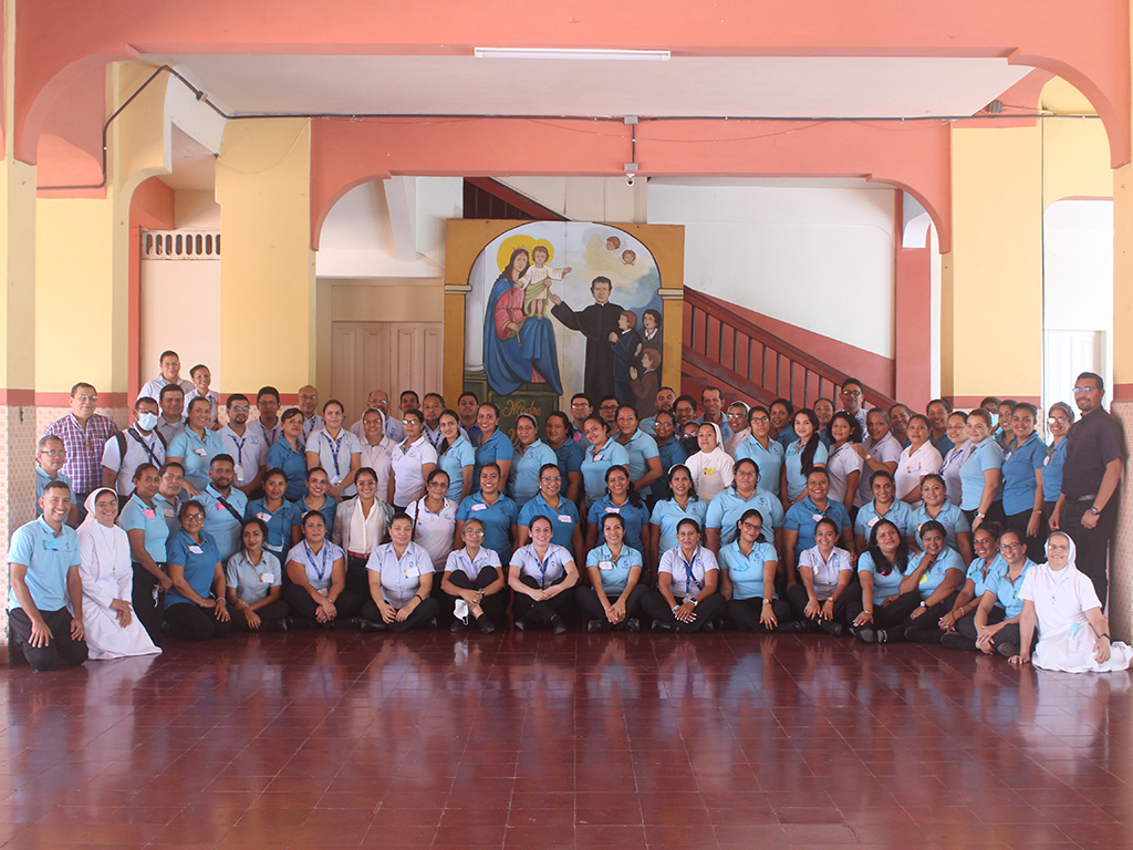 Equipo docente salesiano en Nicaragua.