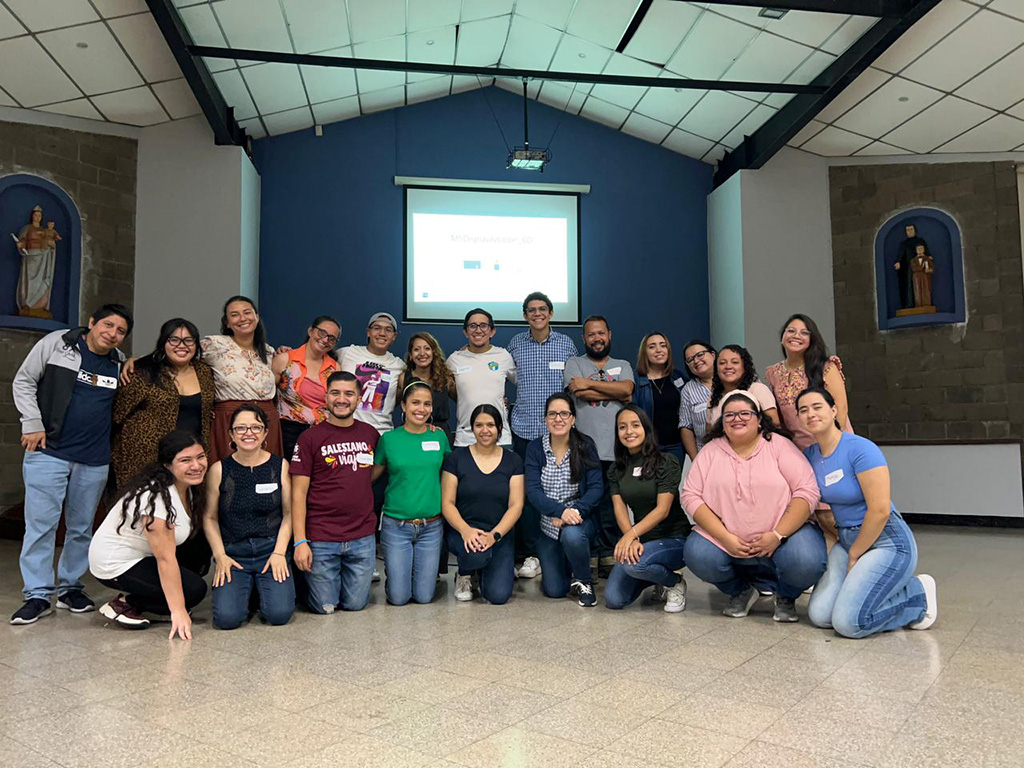 Participantes del Taller sobre el Sistema Preventivo impartido en el Teologado Salesiano.