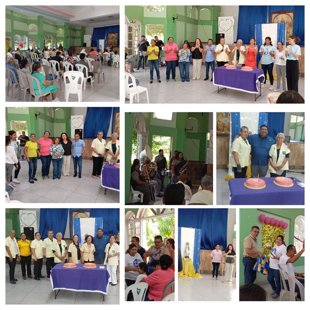 Miembros de la Familia Salesiana celebran la Purísima y los cumpleaños de los integrantes de octubre a diciembre, con un ambiente festivo y lleno de fraternidad.