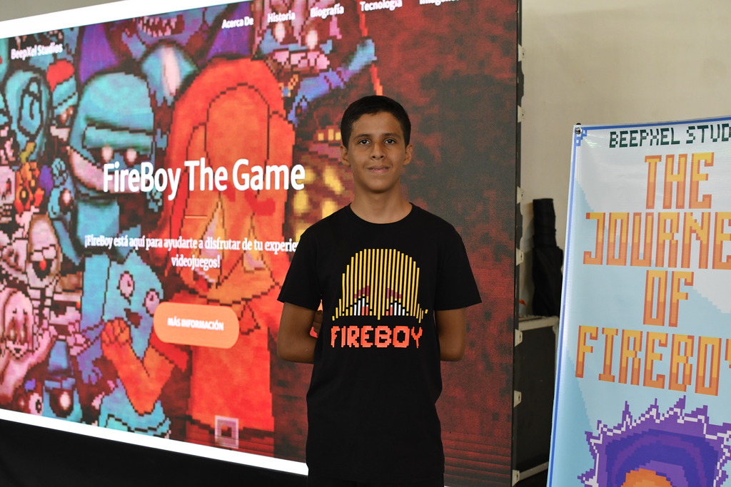 “Fireboy” es el videojuego que ha desarrollado Luis Soriano con la meta de conquistar Latinoamérica a través de los juegos de video.
