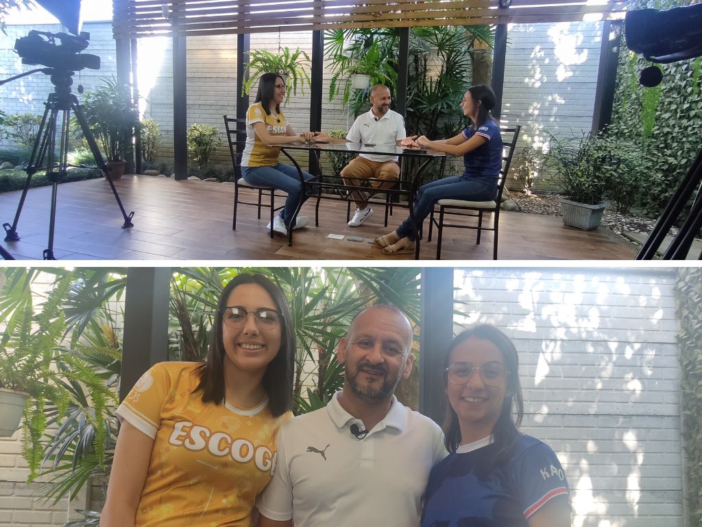Representantes del Centro Don Bosco de Pérez Zeledón difunden el carisma salesiano en programa de televisión.