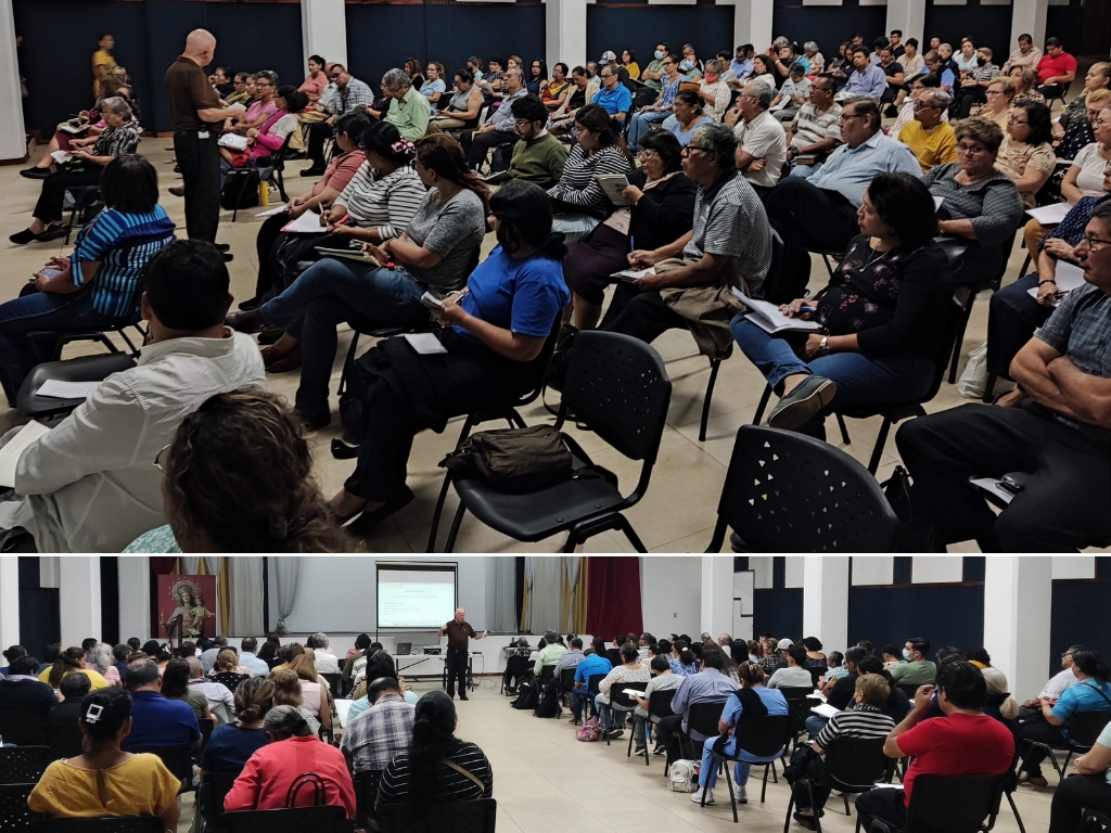 El padre Heriberto Herrera es el responsable de del curso Gaudium et Spes.