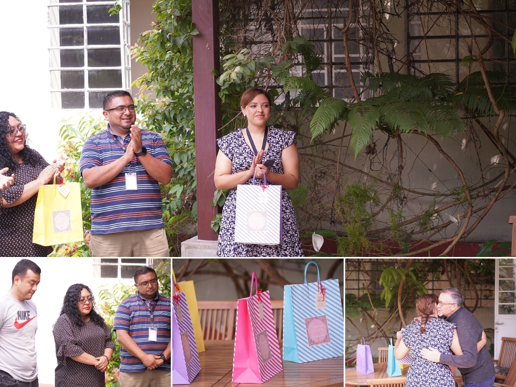 Los colaboradores de Casa Inspectorial celebraron con cariño a las mamás que forman parte de la obra salesiana.