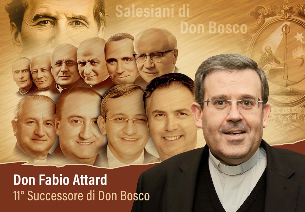 Don Fabio Attard como 11º sucesor de Don Bosco. Oramos por la misión que Dios le confía.