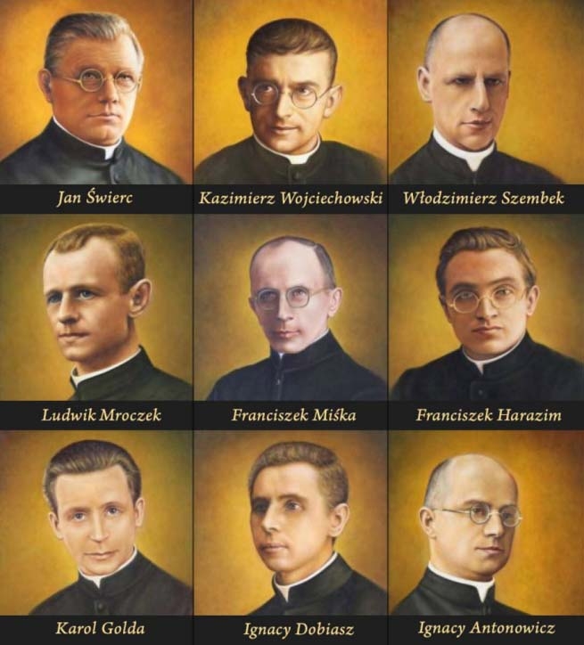 Padre Jan Świerc y sus compa&ntilde;eros
